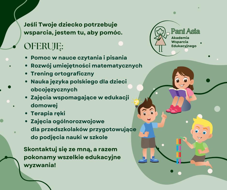 Pani Asia- Akademia Wsparcia Edukacyjnego